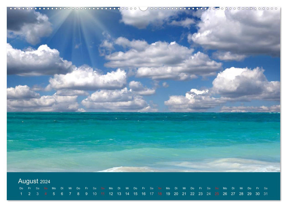 Dream beaches (CALVENDO wall calendar 2024) 
