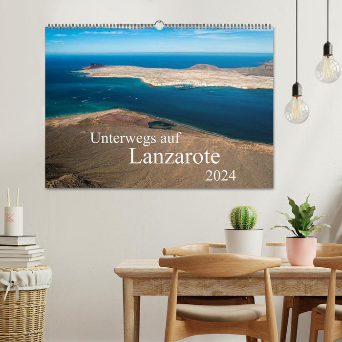 On the road in Lanzarote (CALVENDO wall calendar 2024) 