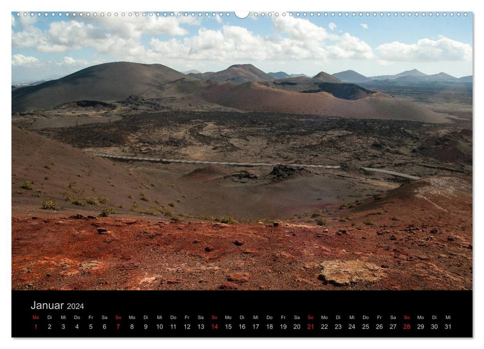 On the road in Lanzarote (CALVENDO wall calendar 2024) 