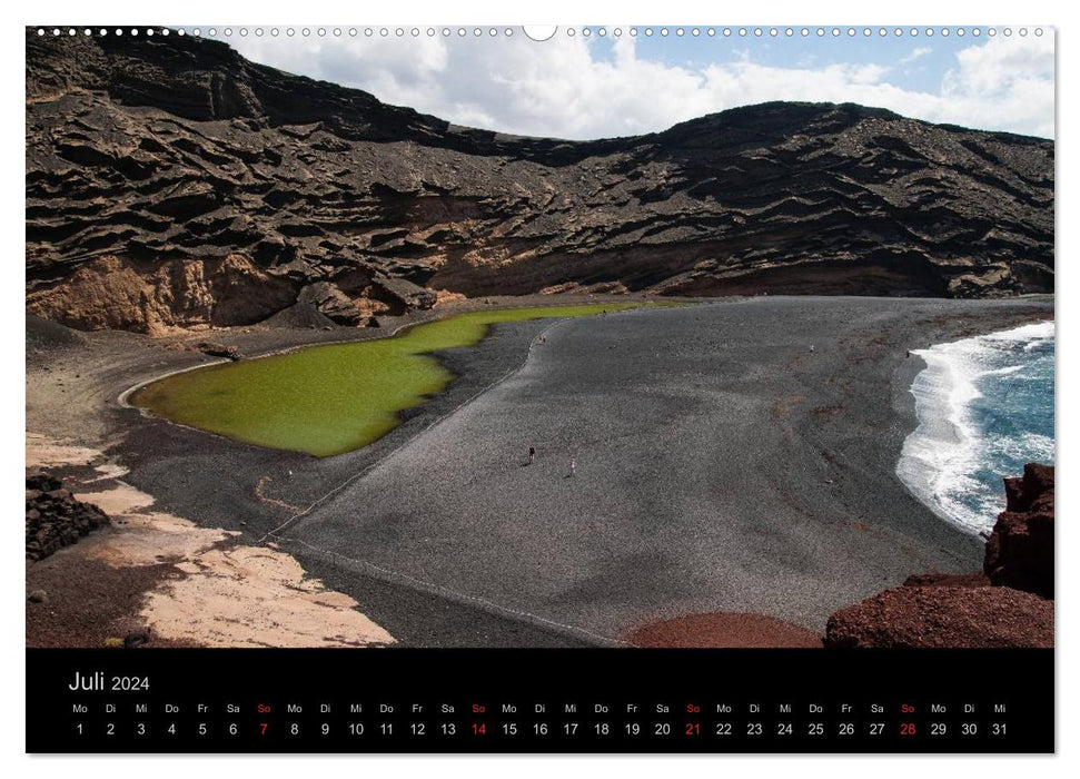 Sur la route à Lanzarote (Calendrier mural CALVENDO 2024) 