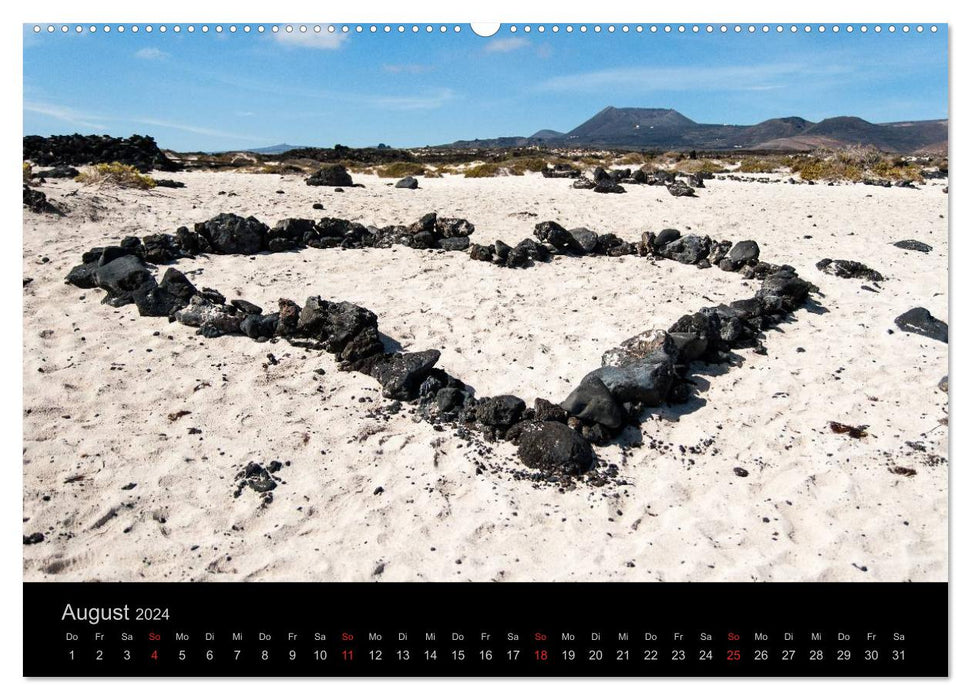 Sur la route à Lanzarote (Calendrier mural CALVENDO 2024) 