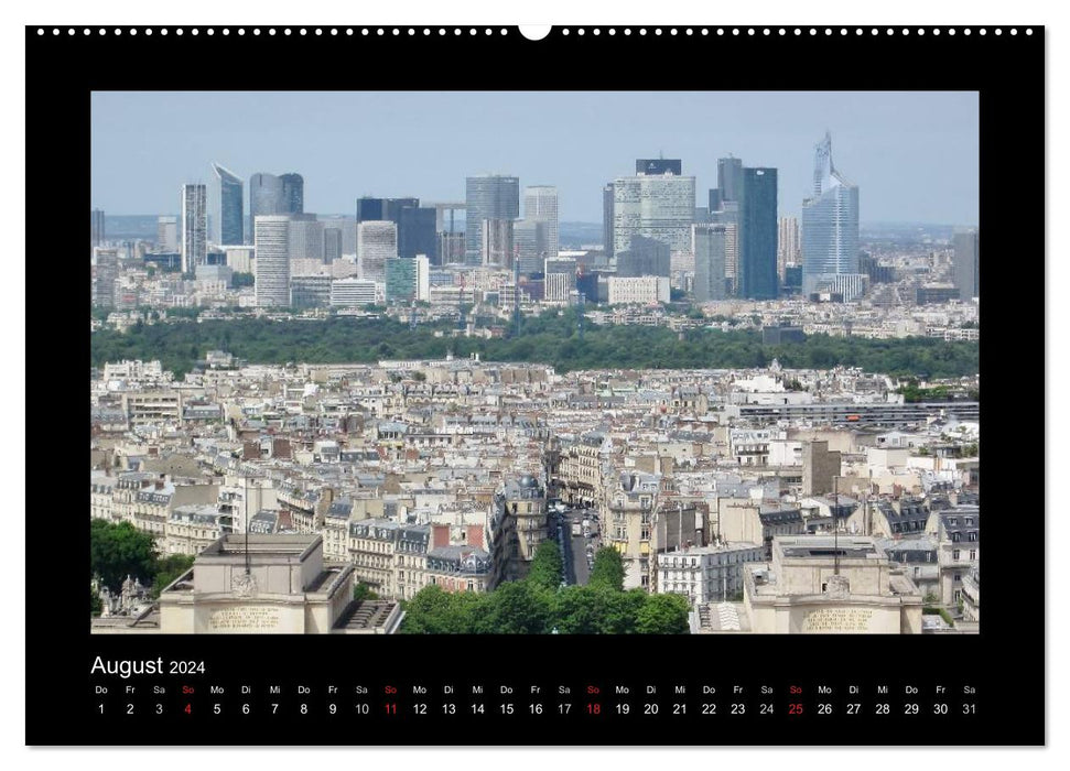 Paris from above (CALVENDO wall calendar 2024) 