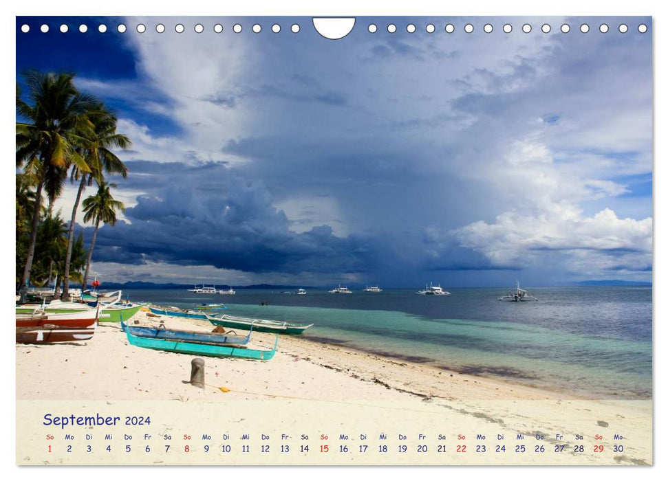 Malapascua Island Philippinen (CALVENDO Wandkalender 2024)