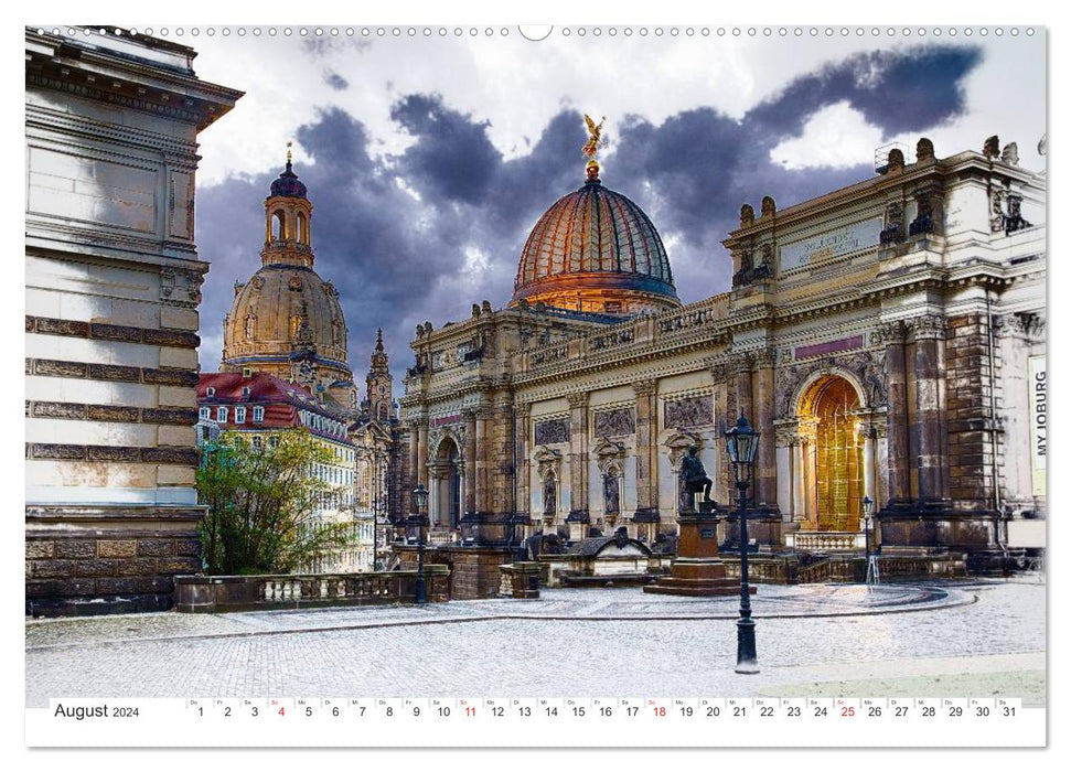 Dresden / City of Dreams (CALVENDO Wandkalender 2024)