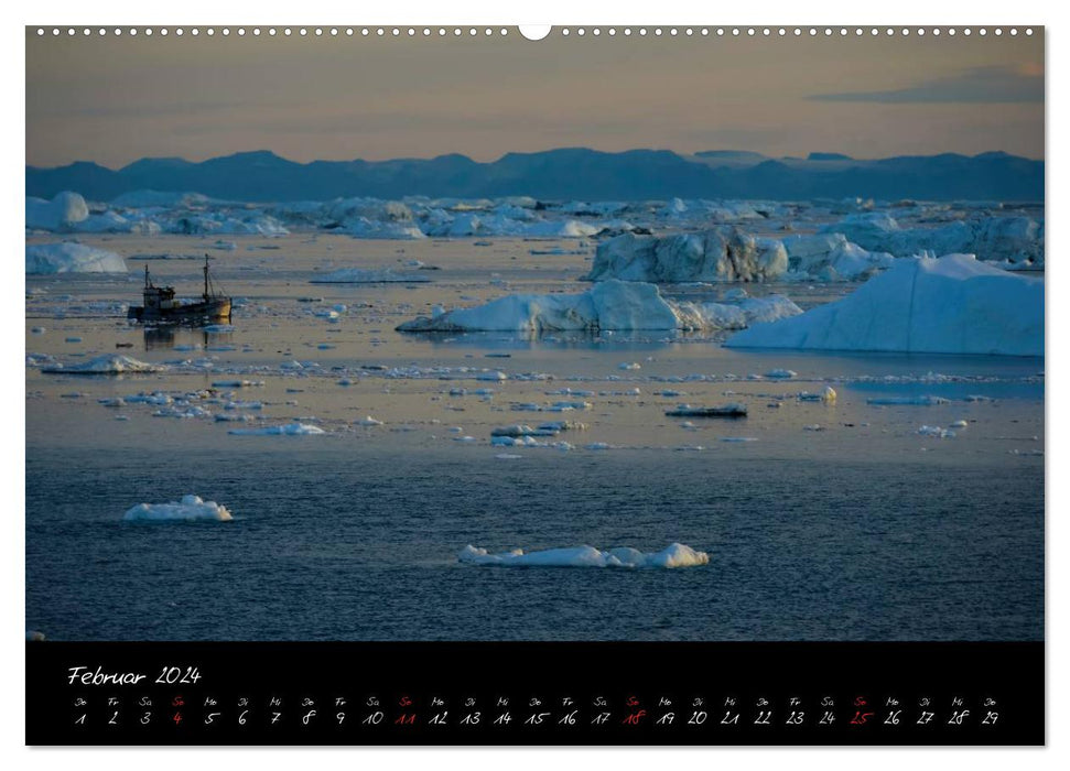 Glace du Groenland (Calvendo Premium Calendrier mural 2024) 