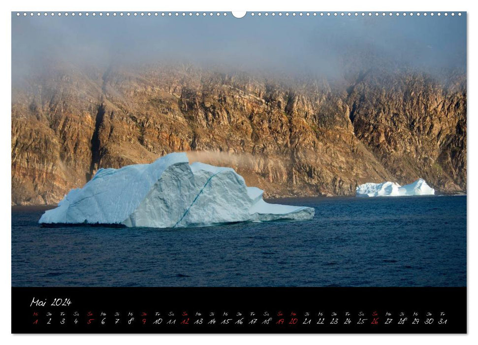 Glace du Groenland (Calvendo Premium Calendrier mural 2024) 