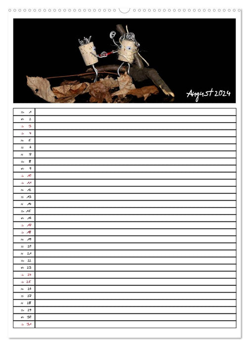 Bjork van Kork / Family planner (CALVENDO wall calendar 2024) 