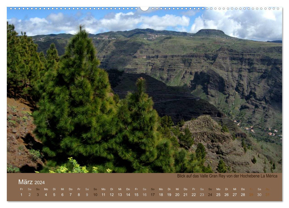 Isla de la Gomera (CALVENDO wall calendar 2024) 