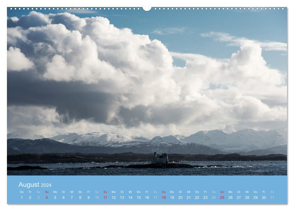 Beacons of the Norwegian Coast (CALVENDO Premium Wall Calendar 2024) 