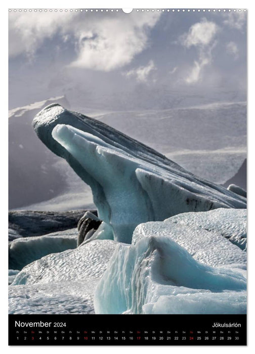 Island - Landschaften vom Wasser geprägt (CALVENDO Wandkalender 2024)