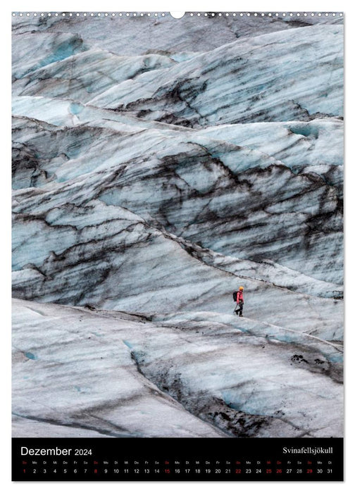 Islande - paysages façonnés par l'eau (Calendrier mural CALVENDO 2024) 