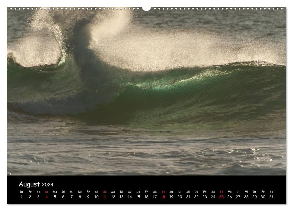 Hawaï – Fascination des vagues (Calvendo Premium Calendrier mural 2024) 