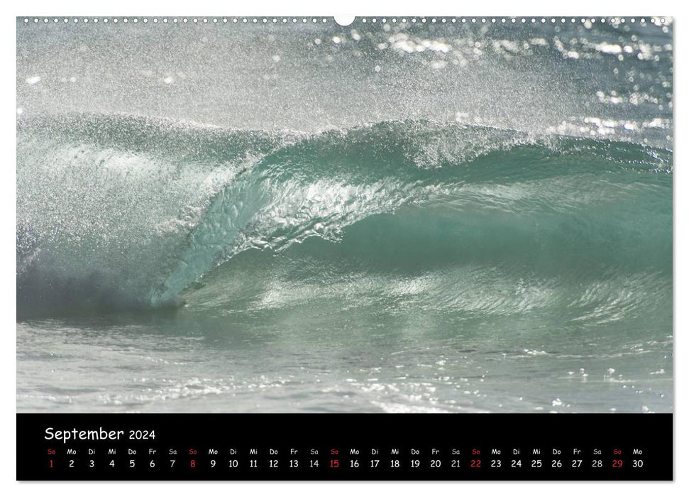 Hawaii - Fascination of Waves (CALVENDO Premium Wall Calendar 2024) 