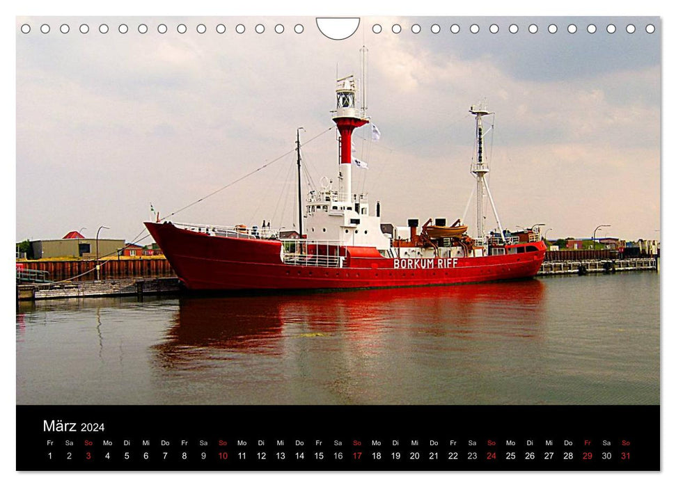 Borkum (CALVENDO wall calendar 2024) 