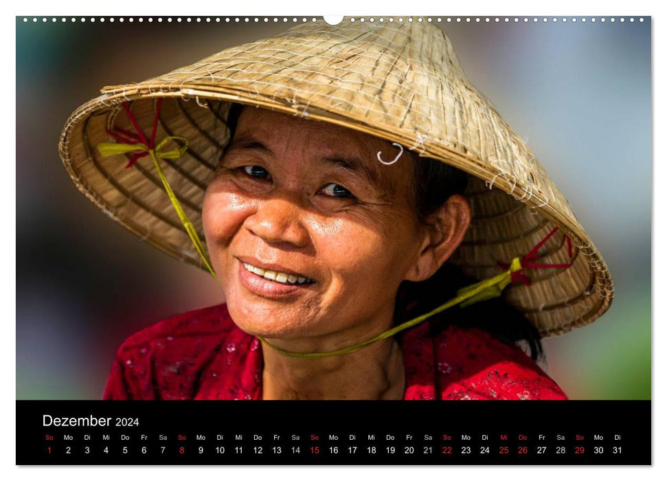 Kambodscha: das Königreich der Wunder (CALVENDO Wandkalender 2024)