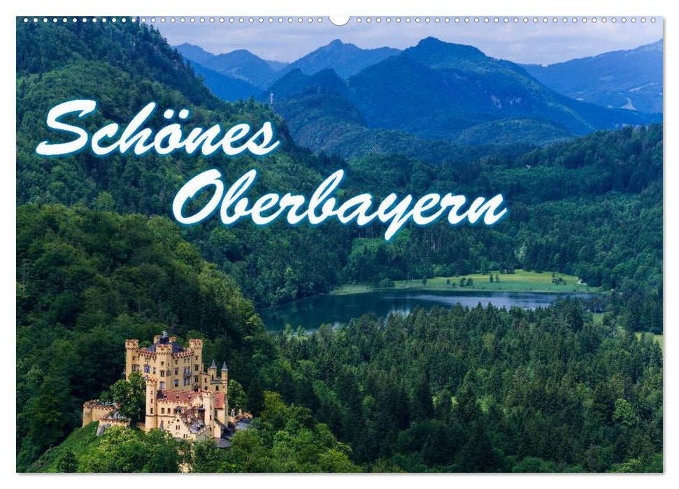 Schönes Oberbayern (CALVENDO Wandkalender 2024)