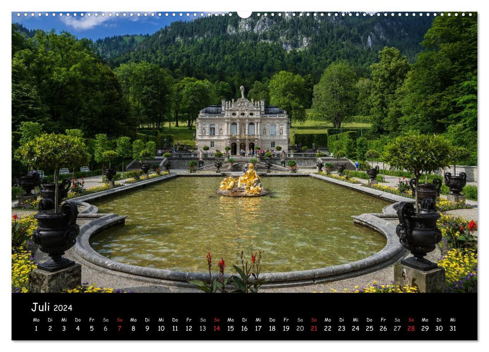 Belle Haute-Bavière (calendrier mural CALVENDO 2024) 