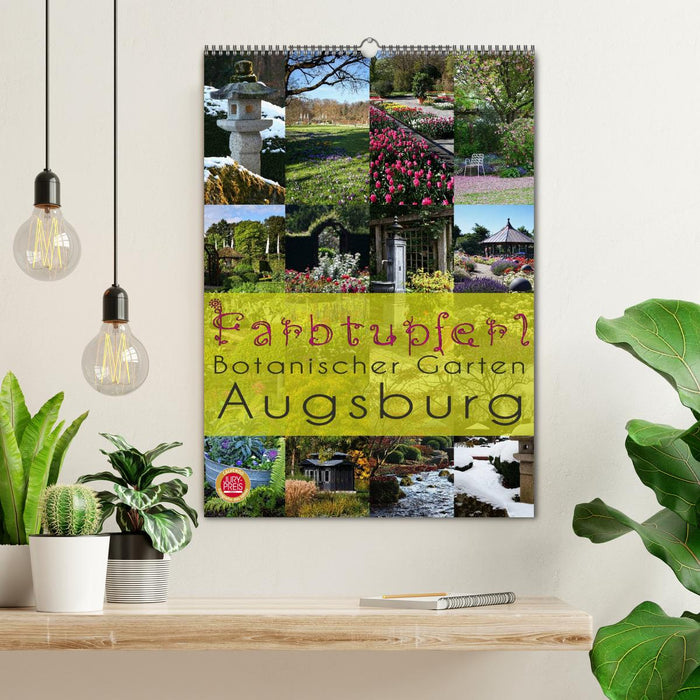 Farbtupferl - Botanischer Garten Augsburg (CALVENDO Wandkalender 2024)