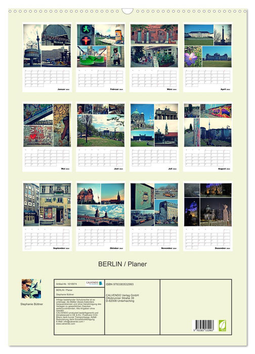 BERLIN / Planner (CALVENDO wall calendar 2024) 