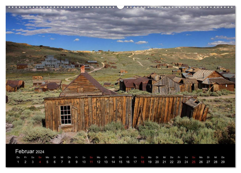 GHOST TOWNS (CALVENDO Premium Wall Calendar 2024) 