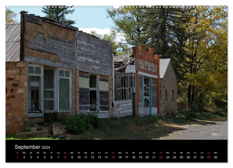 VILLES FANTÔMES (Calendrier mural CALVENDO Premium 2024) 