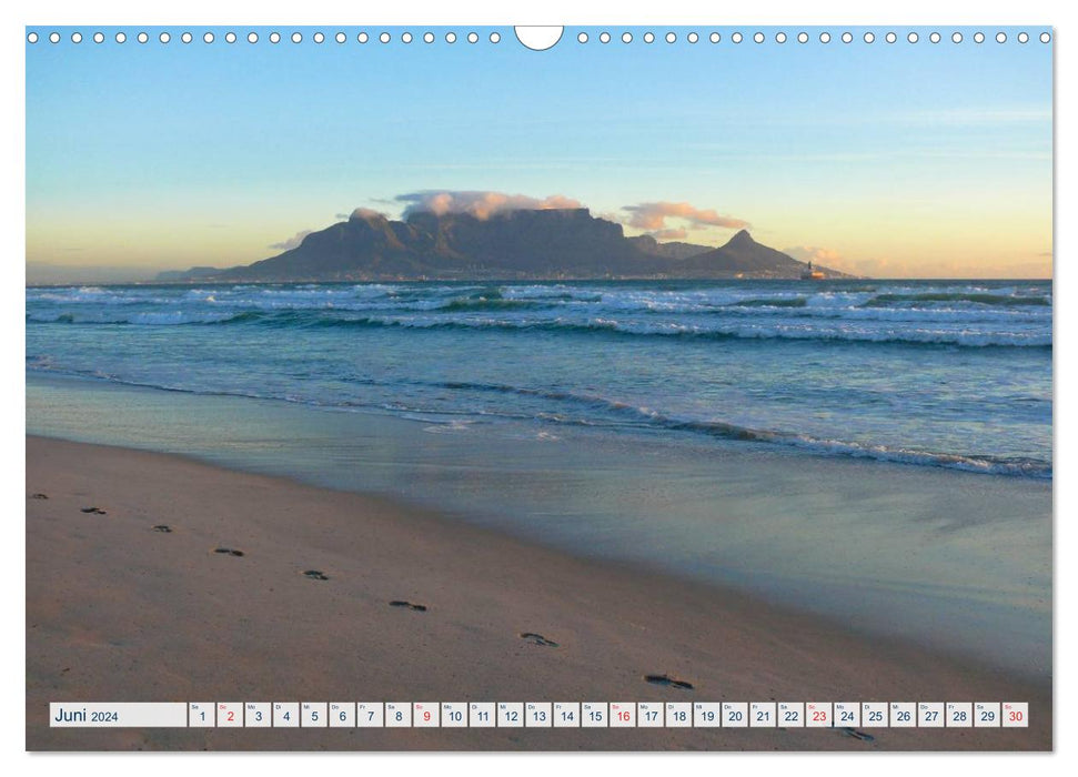 Afrique du Sud - Mer depuis le Cap (Calendrier mural CALVENDO 2024) 