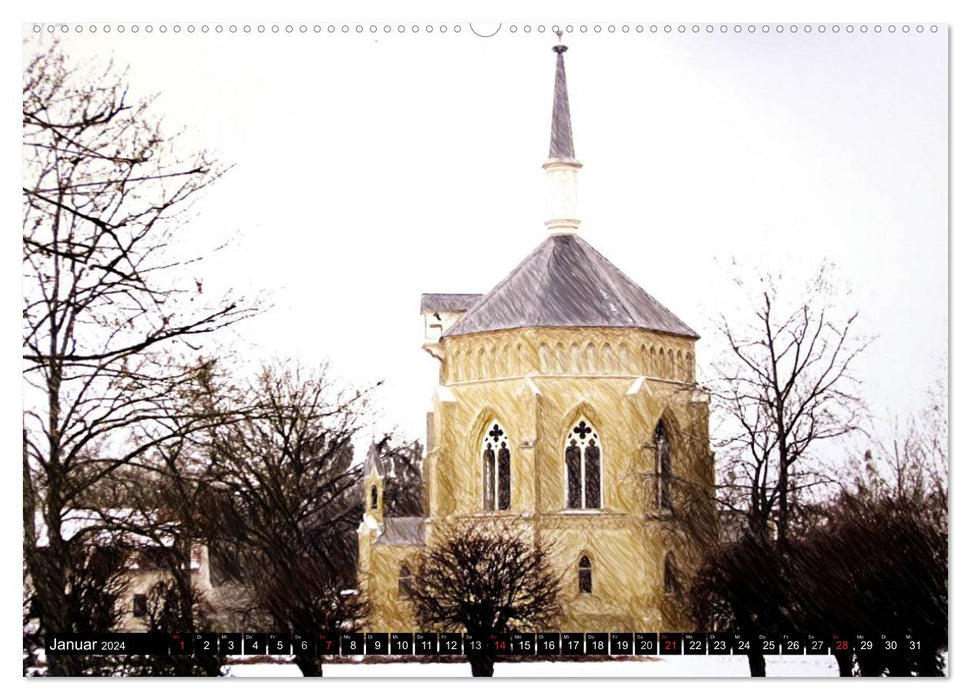 Potsdam calendar (CALVENDO wall calendar 2024) 