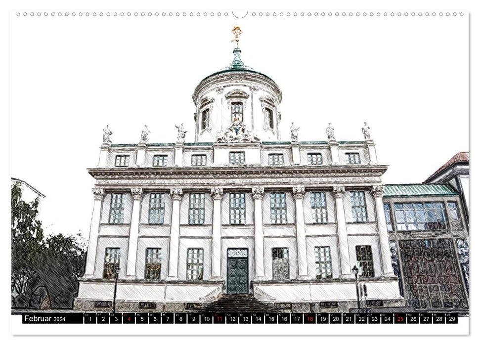 Potsdam calendar (CALVENDO wall calendar 2024) 