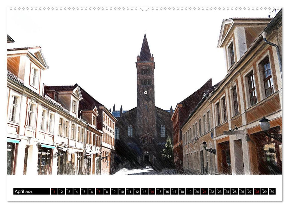 Potsdam calendar (CALVENDO wall calendar 2024) 