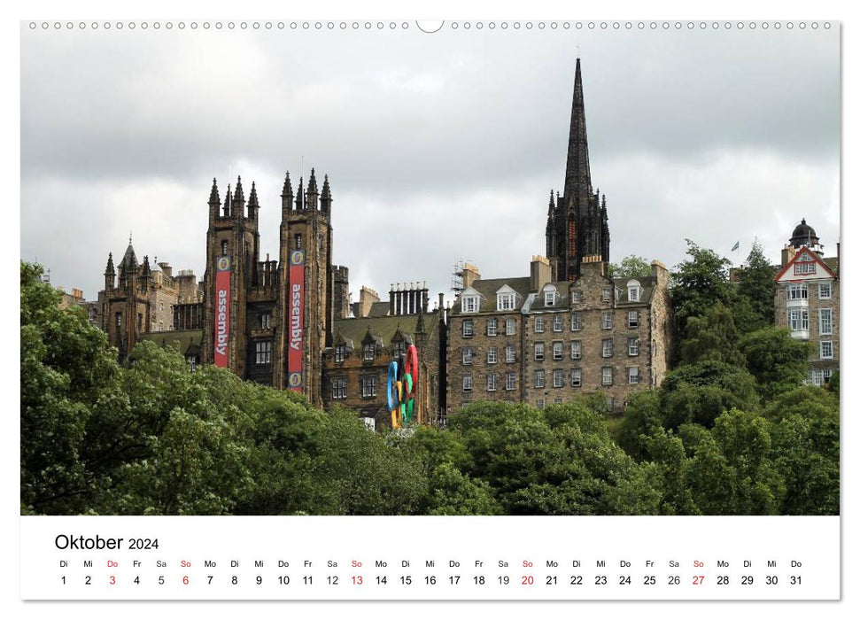 Schottlands Hauptstadt Edinburgh (CALVENDO Premium Wandkalender 2024)