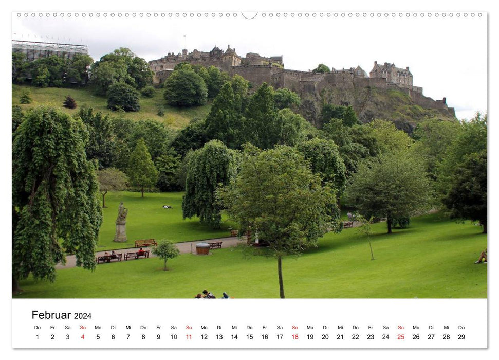 Schottlands Hauptstadt Edinburgh (CALVENDO Premium Wandkalender 2024)