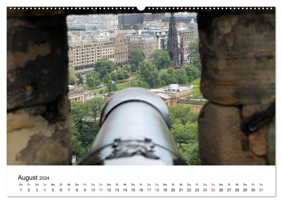 Scotland's capital Edinburgh (CALVENDO Premium Wall Calendar 2024) 