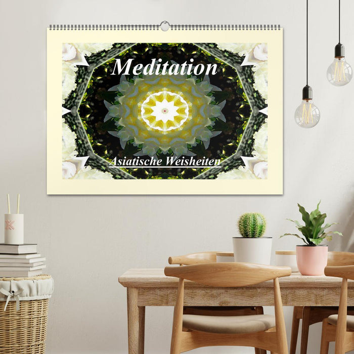 Meditation - Asiatische Weisheiten (CALVENDO Wandkalender 2024)