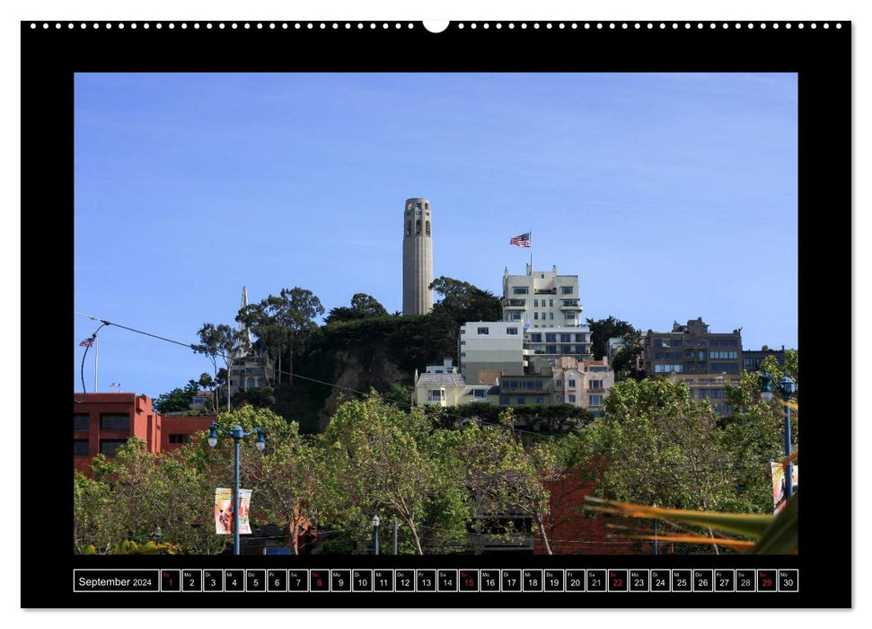 Wunderbares San Francisco (CALVENDO Wandkalender 2024)