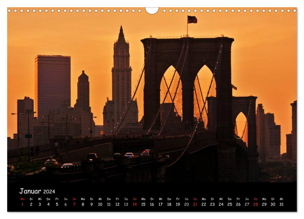 New York (CALVENDO wall calendar 2024) 