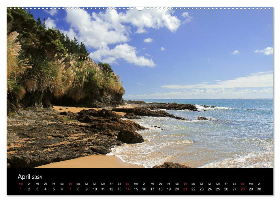 Aotearoa – Le pays du long nuage blanc (Calendrier mural CALVENDO 2024) 