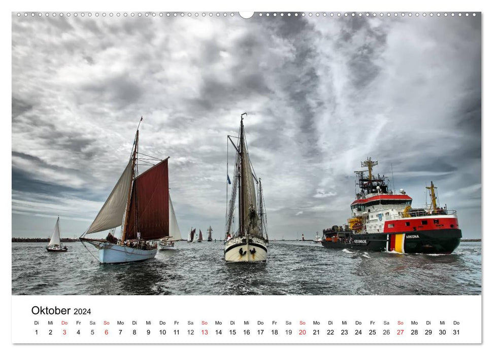 Sail away (CALVENDO Premium Wandkalender 2024)