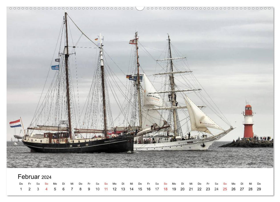 Sail away (CALVENDO Premium Wall Calendar 2024) 