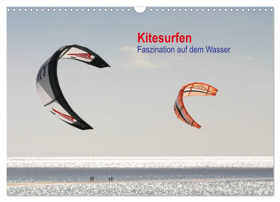 Kitesurfing – fascination on the water (CALVENDO wall calendar 2024) 