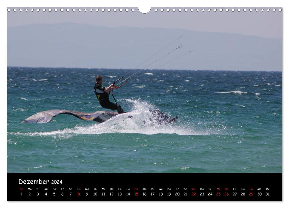 Kitesurfen – Faszination auf dem Wasser (CALVENDO Wandkalender 2024)