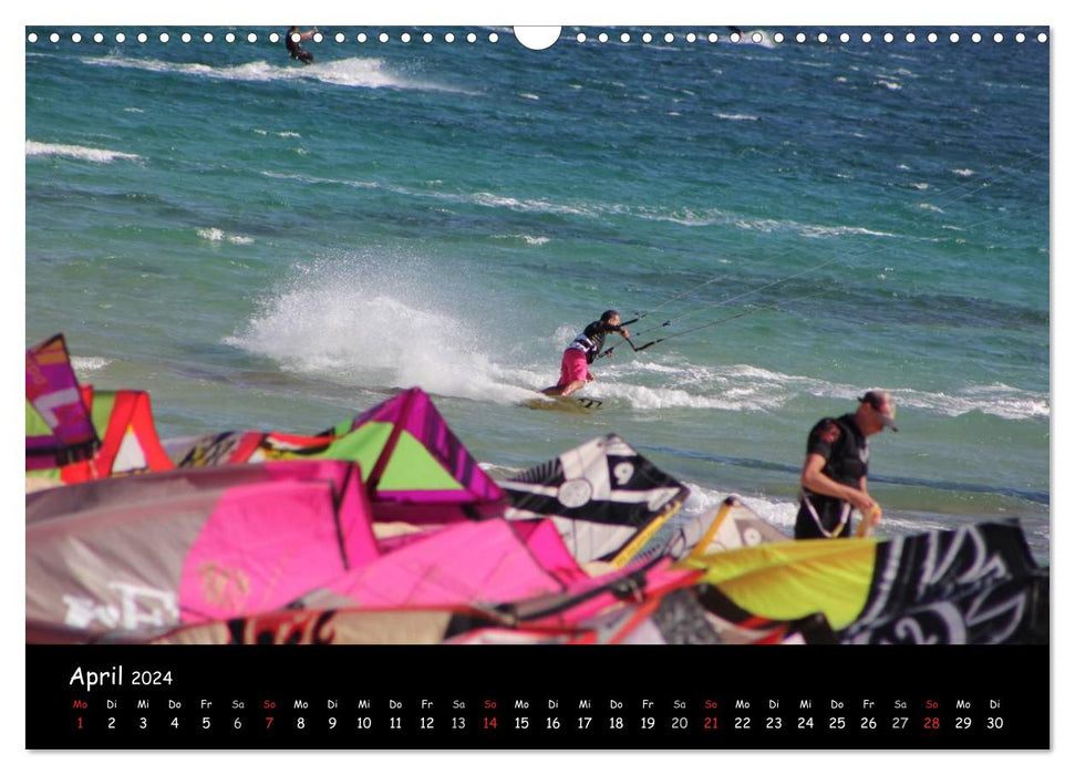 Kitesurf – fascination sur l'eau (calendrier mural CALVENDO 2024) 