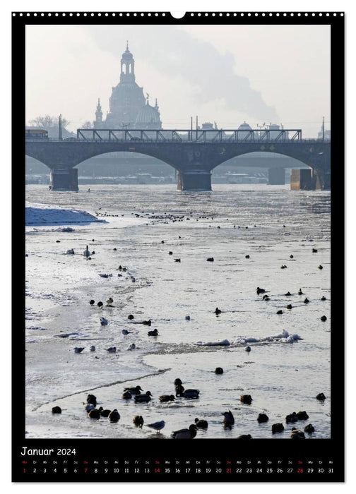 Frauenkirche Dresden (CALVENDO Wandkalender 2024)