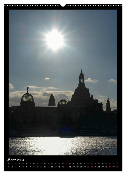 Frauenkirche Dresden (CALVENDO Wandkalender 2024)