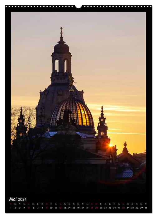 Frauenkirche Dresden (CALVENDO Wandkalender 2024)