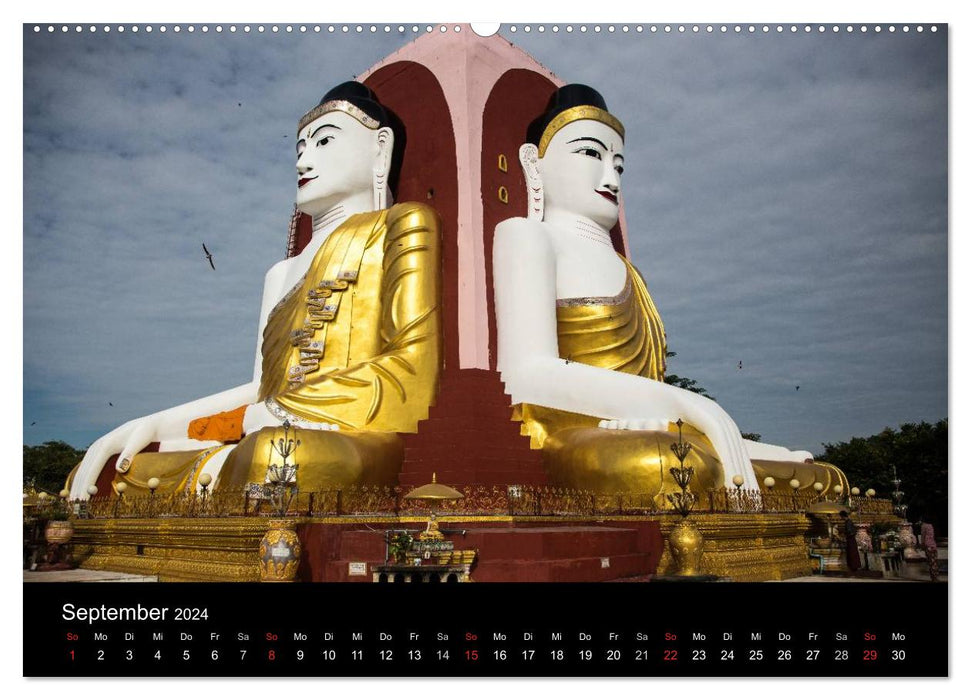 Myanmar 2024 (CALVENDO Wandkalender 2024)