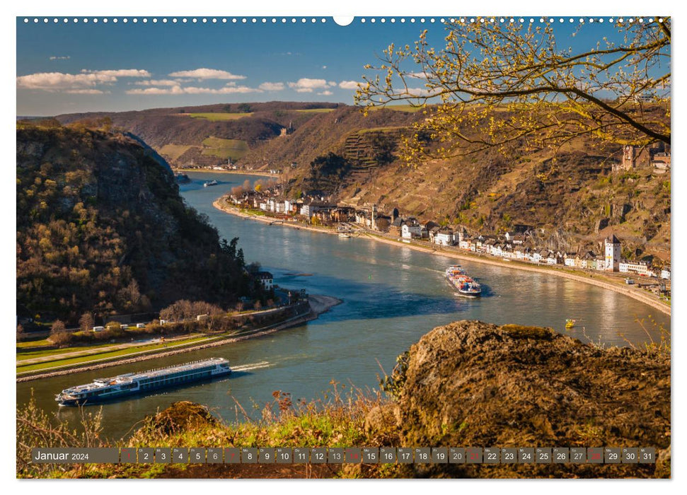 Culture in the Rheingau (CALVENDO wall calendar 2024) 