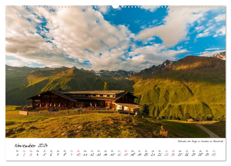 Around the Reschen Pass (CALVENDO Premium Wall Calendar 2024) 