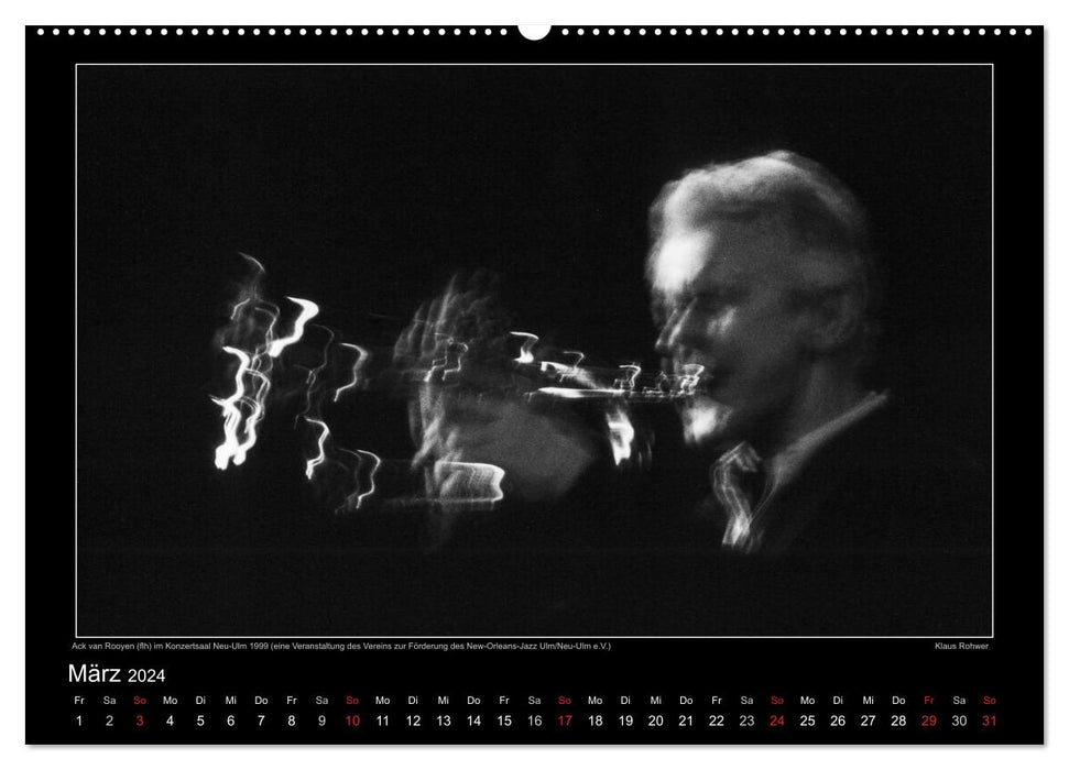 Jazz onstage (CALVENDO Wandkalender 2024)