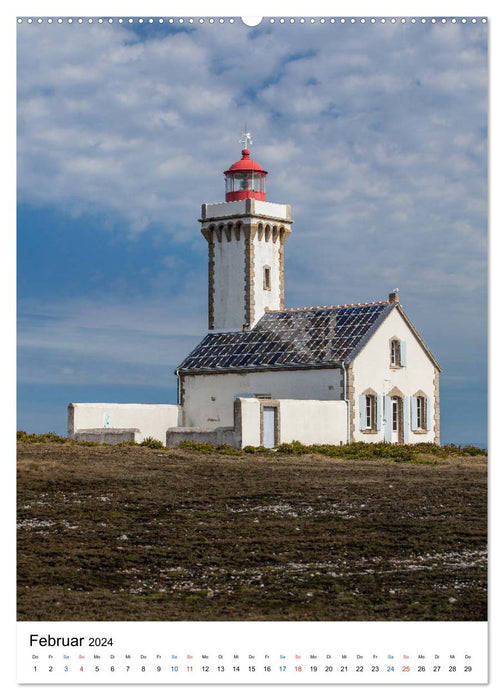 Leuchttürme an der Atlantikküste (CALVENDO Wandkalender 2024)