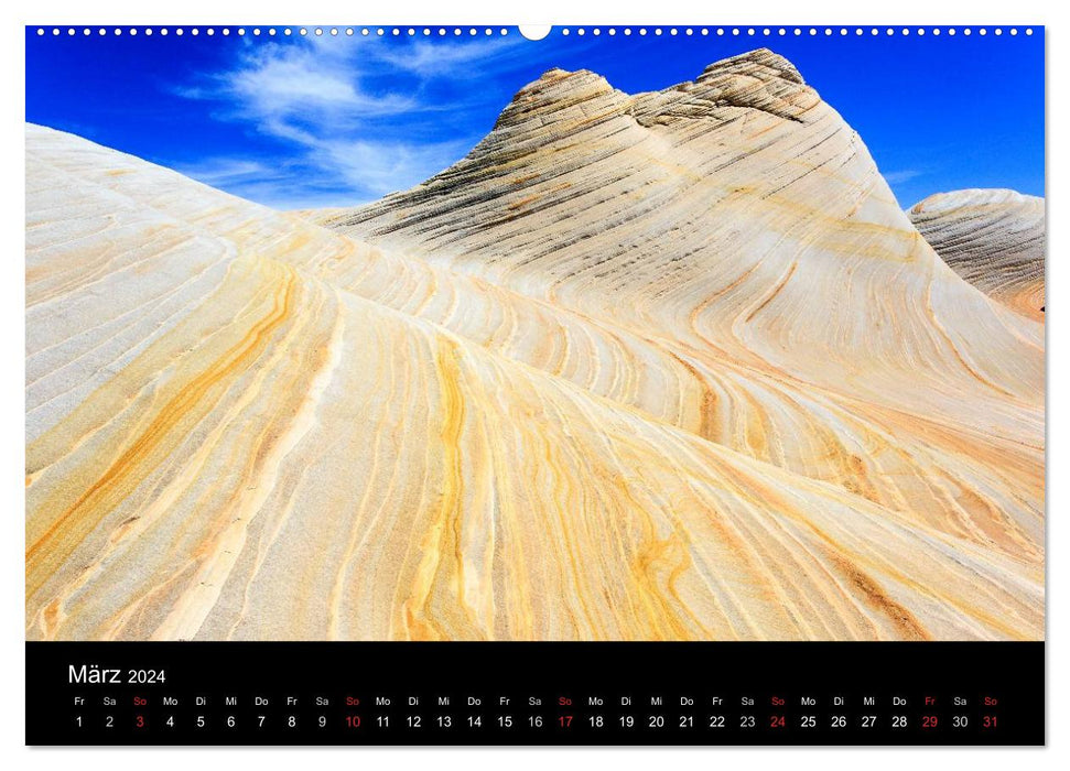 Sand und Stein 2024 (CALVENDO Premium Wandkalender 2024)